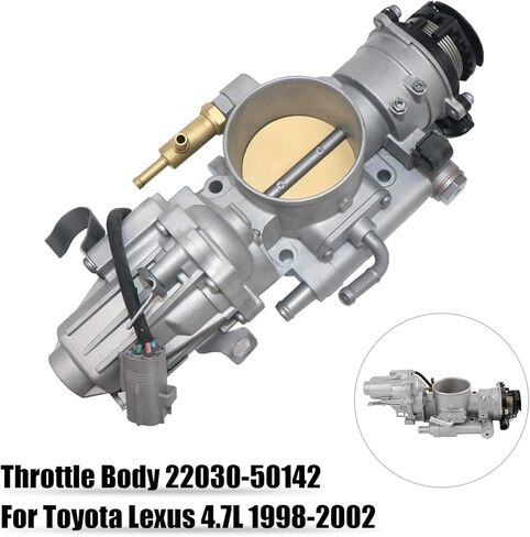 Bruce & Shark Throttle Body 22030-50142 ，Compatible With Toyota Land Cruiser Toyota Sequoia 2001-2002，Compatible With Lexus LX470 4.7L V8 1998-2002, Compatible With Toyota Tundra 2000-2002 in Saudi Arabia