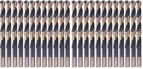 12 PCS, 13/64", Black and Gold Coated Twist Drill Bits in Kuwait