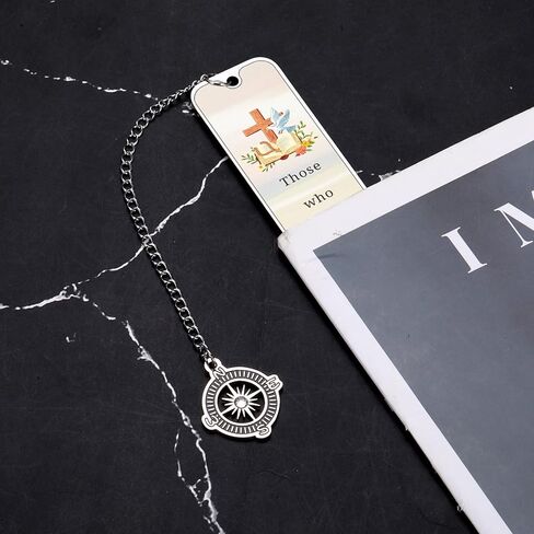 Christian Bookmark Book Marks for Men Women, Confirmation Bookmark Bulk for Women Baptism Gifts for Men, First Communion Book Marks for Teens Boys Girl Catholic Bookmarks Gifts Easter Basket Stuffers in Saudi Arabia