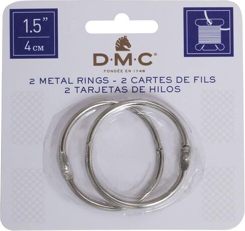 DMC 6109 Metal Rings, 1-1/2-Inch in Saudi Arabia