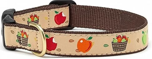 Up Country Apple of My Eye Dog Collar, Medium (12 to 18 inches) 1 inch Wide Width in Saudi Arabia