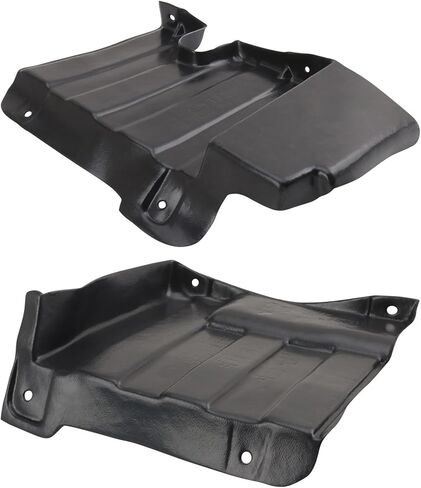 TRQ Engine Splash Shield للسائق والجانب الجانبي للراكب KI1228165 KI1228166 متوافق مع 2015-2018 Kia Forte 2015-2016 Forte Koup Forte5 in Saudi Arabia