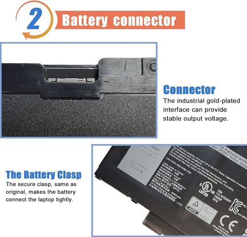 ASODI 4XKN5 65Wh 6-Cell Laptop Battery Compatible with Dell Latitude 5404 5414 E5404 7404 7414 E7404 P45G P46G Rugged Extreme Series CJ2K1 X8VWF XN4KN DKNKD 5XT3V 09FN4 XRJDF YGV51 11.1V in Kuwait