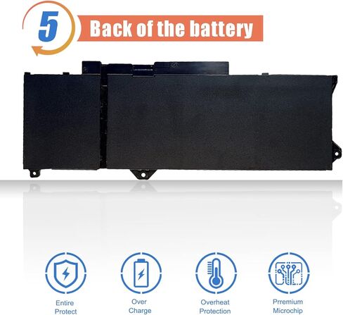 ASODI 4XKN5 65Wh 6-Cell Laptop Battery Compatible with Dell Latitude 5404 5414 E5404 7404 7414 E7404 P45G P46G Rugged Extreme Series CJ2K1 X8VWF XN4KN DKNKD 5XT3V 09FN4 XRJDF YGV51 11.1V in Kuwait