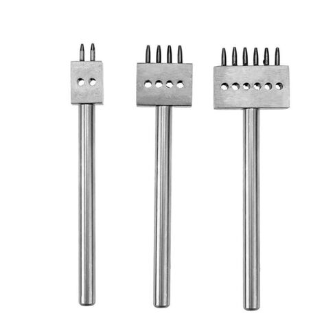 TEHAUX 6mm DIY Hole Punch Tool Kit Prong Round Hole Chisel Set for Leather in 1 Punching Tool in Saudi Arabia
