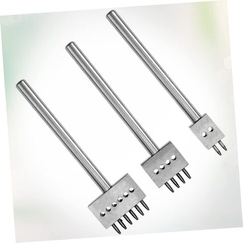 TEHAUX 6mm DIY Hole Punch Tool Kit Prong Round Hole Chisel Set for Leather in 1 Punching Tool in Saudi Arabia