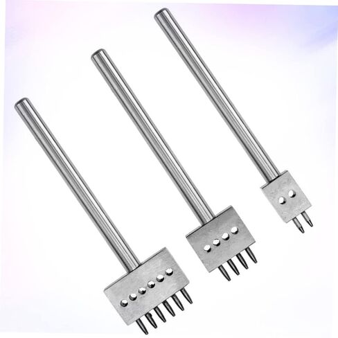 TEHAUX 6mm DIY Hole Punch Tool Kit Prong Round Hole Chisel Set for Leather in 1 Punching Tool in Saudi Arabia