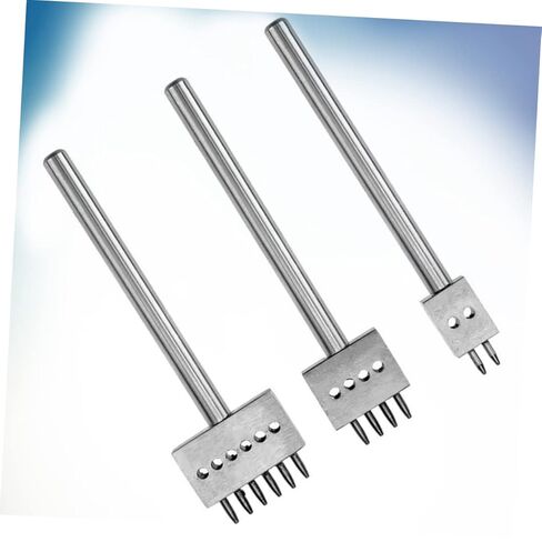 TEHAUX 6mm DIY Hole Punch Tool Kit Prong Round Hole Chisel Set for Leather in 1 Punching Tool in Saudi Arabia