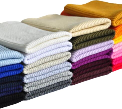 1 Pair Finished Ribbing Cuff Fabric Cotton Stretch Knit Rib Cuffs Replacement for Jacket Sweater Sewing, Gray in Saudi Arabia