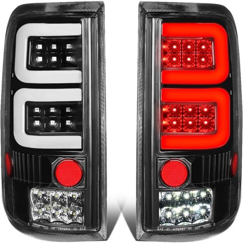 DNA MOTORING TL-F15004-LED-3D-BK-CL LED ثلاثي الأبعاد للسائق وجانب الركاب [متوافق مع 04-08 Ford F150 Lobo] in Kuwait