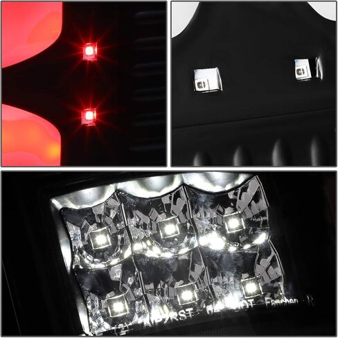 DNA MOTORING TL-F15004-LED-3D-BK-CL LED ثلاثي الأبعاد للسائق وجانب الركاب [متوافق مع 04-08 Ford F150 Lobo] in Kuwait