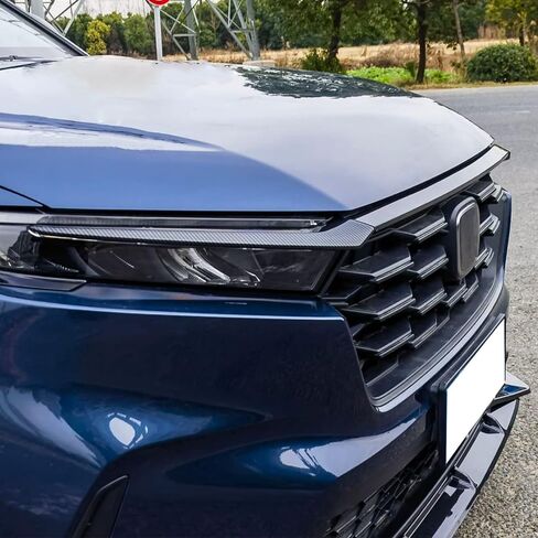FREEMOTOR802 متوافق مع 2023-2025 Honda CR-V جميع الموديلات غطاء مصبغة غطاء محرك السيارة الأمامي، نمط OE طباعة ألياف الكربون ABS 3 قطع غطاء مصبغة أمامي غطاء صب استبدال الكسوة in Saudi Arabia