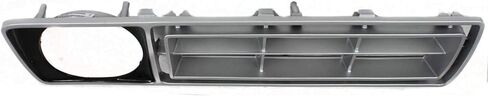 مجموعة شبكة Evan-Fischer متوافقة مع شبكة Ford F-150 البلاستيكية 1976-1977 وغطاء فضي وإدراج مع فتحات المصابيح الأمامية المستديرة مجموعة من 2 in Saudi Arabia