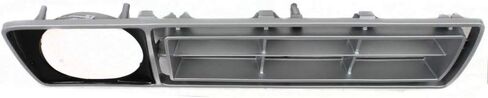 مجموعة شبكة Evan-Fischer متوافقة مع شبكة Ford F-150 البلاستيكية 1976-1977 وغطاء فضي وإدراج مع فتحات المصابيح الأمامية المستديرة مجموعة من 2 in Saudi Arabia