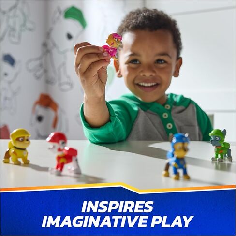 Paw Patrol: Rescue Wheels, 6-Piece Pup Squad Racers, Toy Cars Gift Set, Kids Toys for Boys & Girls Ages 3 and Up in Saudi Arabia