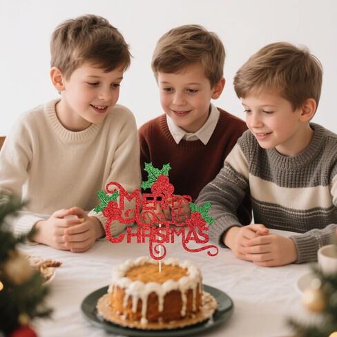 عيد ميلاد سعيد كعكة توبر زينة حفلات الأطفال لعيد الميلاد موضوع السنة الجديدة عطلة حفلة زينة الكعكة لوازم in Saudi Arabia