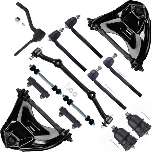 14pcs Front Suspension Kit Upper Control Arm Center Link Tie Rod Sway Bar Ball Joint for 1996-2005 for Chevrolet for Blazer 1996-2003 for Chevrolet for S10 1996-2001 for GMC for Jimmy in Saudi Arabia