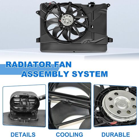 Engine Radiator Cooling Fan For Buick Encore 2014 2015 2016 2017 2018 2019 Chevry Trax 2015-2019 in Saudi Arabia