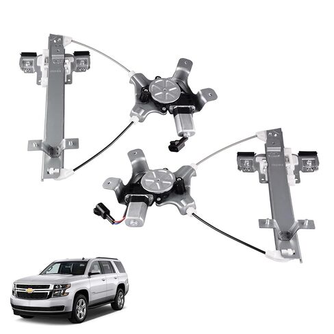 Rear Left&Rear Right Power Window Regulator with Motor Assembly Compatible for 2007-2014 Cadillac Escalade, 2007-2014 Chevy Tahoe, 2007-2014 GMC Yukon, Replacement 741-390, 741-391 in Saudi Arabia