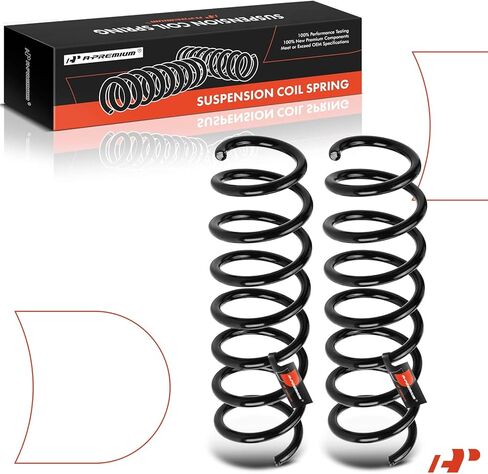 A-Premium 2PCS Rear Suspension Coil Spring Set Compatible with BMW F10 Series 535d xDrive 2014 2015 2016, Driver and Passenger Side in Saudi Arabia