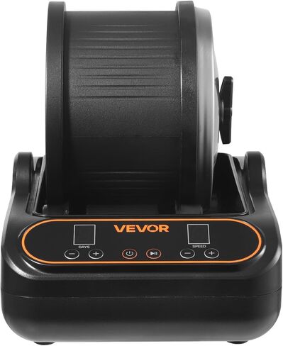 VEVOR Rock Tumbler, 3 lb Rock Polishing Machine, Rocks Tumbling Kit with 4-Speed Adjustment, 1–9 Day Timer, PC Sound Reduction Cover & TPU Drum, Direct Drive Motor Rocks Polishing, Quiet Operation in Saudi Arabia