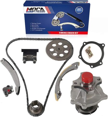 MOCA مجموعة أدوات سلسلة التوقيت ومضخة مياه تناسب 2002-2008 لسيارة شيفروليه كولورادو بويك رينييه لإيسوزو I-280 ساب لجي إم سي كانيون 2.8L 3.5L 3.7L 4.2L DOHC in Kuwait