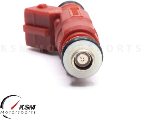 8 x 30lb RED Fuel Injectors Racing Type compatible with Ford Mustang V8 4.6L 5.0L 5.4L GEN III EV1 Style Replace 0280155759, 0280150945, 0280155831, M-9593-BB302 in Saudi Arabia