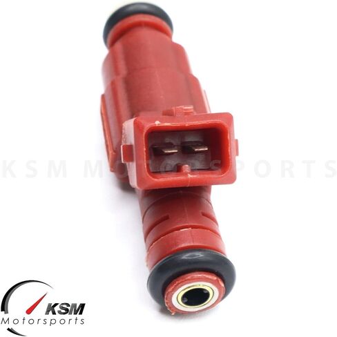 8 x 30lb RED Fuel Injectors Racing Type compatible with Ford Mustang V8 4.6L 5.0L 5.4L GEN III EV1 Style Replace 0280155759, 0280150945, 0280155831, M-9593-BB302 in Saudi Arabia