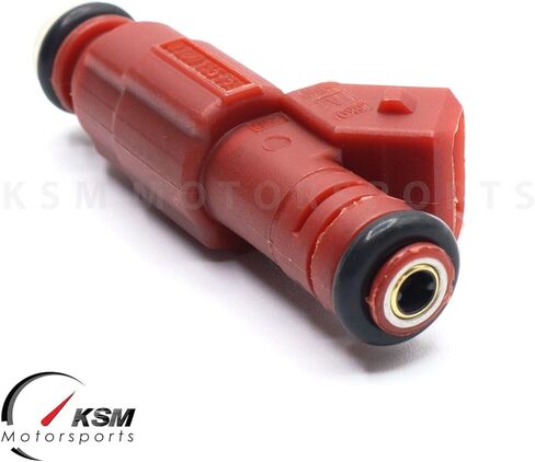 8 x 30lb RED Fuel Injectors Racing Type compatible with Ford Mustang V8 4.6L 5.0L 5.4L GEN III EV1 Style Replace 0280155759, 0280150945, 0280155831, M-9593-BB302 in Saudi Arabia