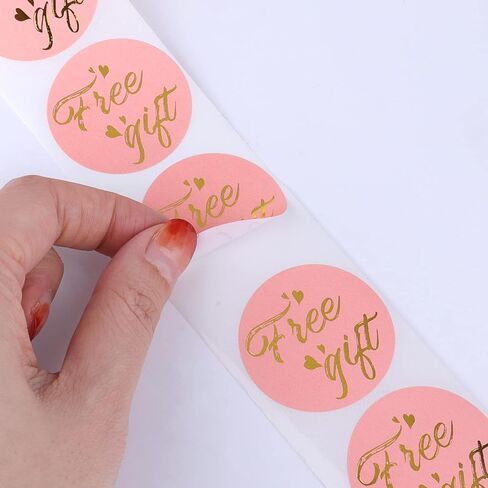 SAVITA 500pcs 1.5inch Customer Appreciation Sticker Sticker Roll Self-Adhesive Labels Decoration for Gift Backpacking Envelopes Postcards Greeting Cards in Saudi Arabia