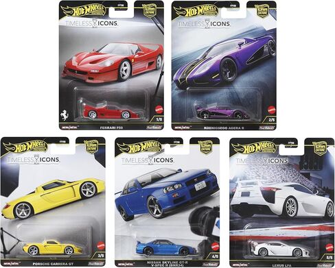 Hot Wheels Premium Car Culture 2025 Timeless Icons FPY86-961N Set of 5 in Saudi Arabia