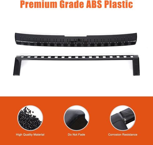 Front Bumper Grille Upper Grill Trim Cover Compatible with Toyota Land Cruiser Prado 250 J250 LC250 2024 2025 Accessories, ABS Front Hood Center Grill Trim Accessories (Bright Black) in Saudi Arabia