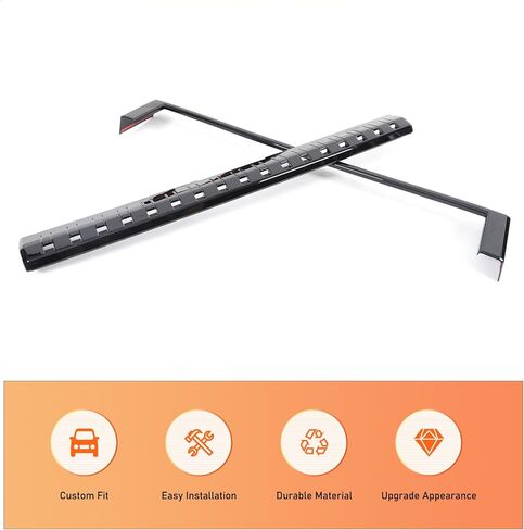 Front Bumper Grille Upper Grill Trim Cover Compatible with Toyota Land Cruiser Prado 250 J250 LC250 2024 2025 Accessories, ABS Front Hood Center Grill Trim Accessories (Bright Black) in Saudi Arabia