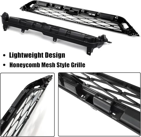 Bewild Front Bumper Upper & Lower Grille Assembly Fit For 2015-2019 Toyota 4Runner TRD/SR5 Textured Black Grill Replacement Accessories in Saudi Arabia