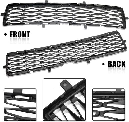 Bewild Front Bumper Upper & Lower Grille Assembly Fit For 2015-2019 Toyota 4Runner TRD/SR5 Textured Black Grill Replacement Accessories in Saudi Arabia