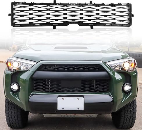 Bewild Front Bumper Upper & Lower Grille Assembly Fit For 2015-2019 Toyota 4Runner TRD/SR5 Textured Black Grill Replacement Accessories in Saudi Arabia