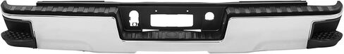 Rear Step Bumper Assembly for 2014-2018 Chevy Silverado & GMC Sierra 1500 without Park Sensor Holes Chrome Back Bumper Replacement for GM1103176 in Saudi Arabia