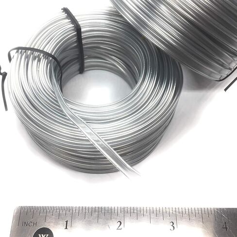 100FT(30m) Plastic White Double Wire Spool - for Nose Bridge Strips, Flat Plastic Strips Straps Adjustable Nose Clips Wire for Sewing Crafts in Saudi Arabia