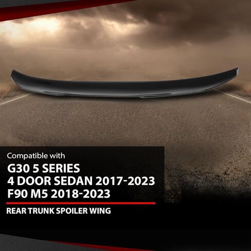 Rear Trunk Spoiler Wing Compatible with BMW G30 5 Series 4 Door Sedan 2017-2023 / F90 M5 2018-2023 Rear Spoilers for Cars Glossy Black in Saudi Arabia