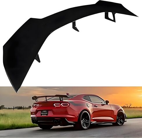 Rear Trunk Spoiler Wing Fit for Chevrolet Camaro ZL1 1LE SS RS LT ZL All Models 2016-2022 (Glossy Black) in Saudi Arabia
