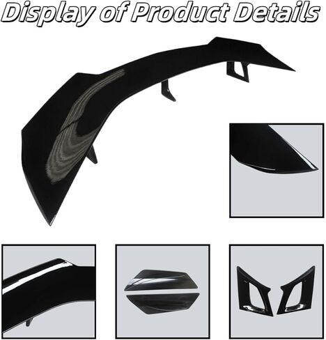 Rear Trunk Spoiler Wing Fit for Chevrolet Camaro ZL1 1LE SS RS LT ZL All Models 2016-2022 (Glossy Black) in Saudi Arabia