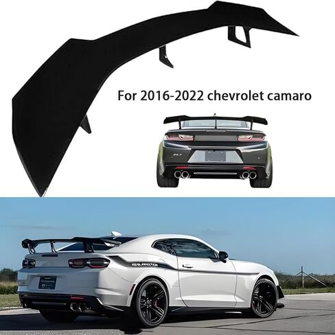 Rear Trunk Spoiler Wing Fit for Chevrolet Camaro ZL1 1LE SS RS LT ZL All Models 2016-2022 (Glossy Black) in Saudi Arabia