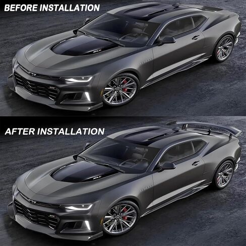 Rear Trunk Spoiler Wing Fit for Chevrolet Camaro ZL1 1LE SS RS LT ZL All Models 2016-2022 (Glossy Black) in Saudi Arabia
