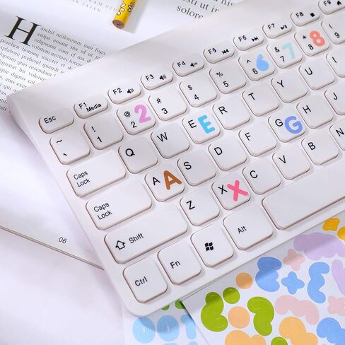 Zonon 1950 Pcs 20 Sheets Small Colorful Number Letter Stickers Alphabet Number Star Heart Stickers Kit Self Adhesive Labels DIY Crafts Notebook Scrapbook Card Home Decor Gift Wrapping in Saudi Arabia