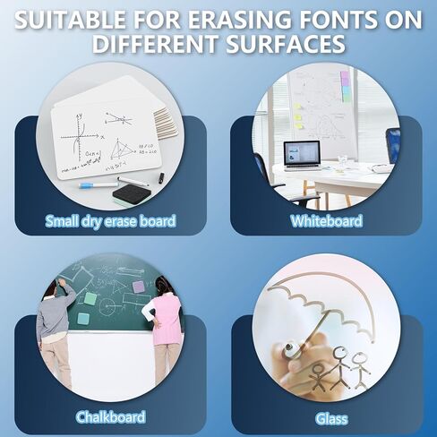 XKDOUS 35 Pack Dry Erase Eraser, Magnetic Whiteboard Eraser Bulk, Small White Board Eraser for Kids, Dry Erase Board Eraser, Mini Dry Erase Erasers Perfect for Classroom(4 Color Set, 2 x 2 Inch) in Kuwait