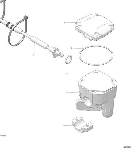 Polaris ATV Throttle Cable, Genuine OEM Part 7081861, Qty 1 in Saudi Arabia
