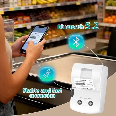 Portable Bluetooth Label Maker Machine with 3 Rolls Label Tapes Thermal Label Printer for Small Business Office School Home in Saudi Arabia