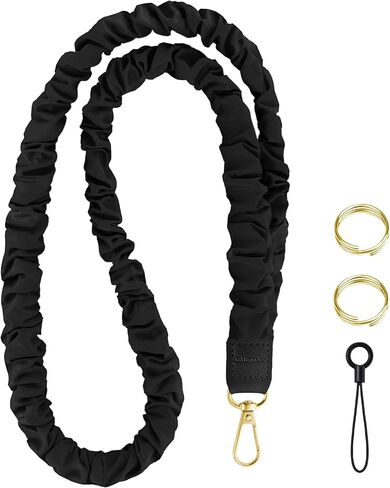 حبل Scrunchie للمعلم لشارات الهوية والمفتاح، أشرطة حبل قابلة للتمدد وقابلة للسحب للنساء وسلسلة مفاتيح المحفظة in Kuwait