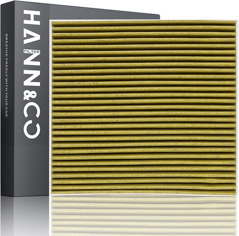 HANN&CO Ultra Long Life 4-Layer HEPA Activated Carbon Cabin Air Filter Use Silver Coated Fiber Primary Filter Material For Honda，Acura Replacement CF10134， CP134（HCC1021-Y） in Saudi Arabia