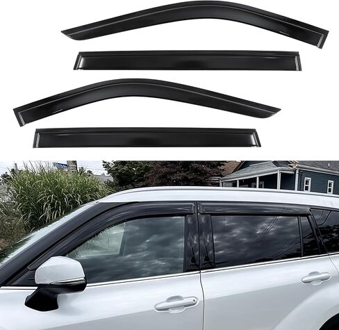 Rain Guards Window Visors Set Compatible with Toyota Grand Highlander 2024 2025 Out-Channel Vent Shades Vent Deflectors Rain Visors(4pcs) in Saudi Arabia
